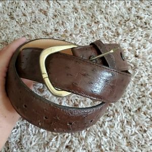 Ferrini Italia size 36 ostrich belt